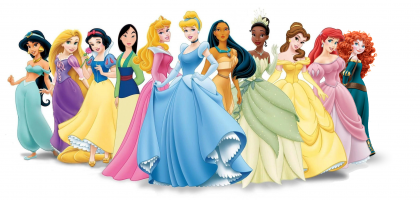 迪士尼著名的11个公主。在舆论的批评下，迪士尼后期加进了不少少数种族的公主。.png
