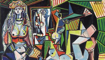 抽象派大师毕加索作品《阿尔及尔女人（O版）》，在2015年排除了1.79亿美元。.jpg