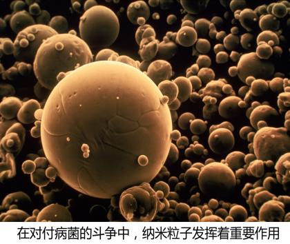 在对付病菌的斗争中，纳米粒子发挥着重要作用.jpg